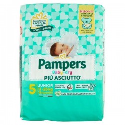 INF.PANNOLINI PAMPERS BABY DRY PZ.16 TGL.5