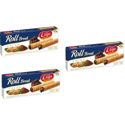 BISC.LAGO ROLL BREAK CACAO GR.80