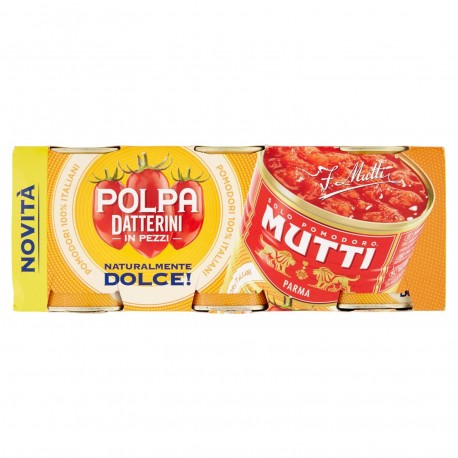 POMODORI DATTERINI POLPA MUTTI LATTINA PZ.3 GR.300
