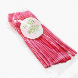 POSATE PL.CUCCHIAIO ROSSO LEAN BIO COMPOSTAB.PZ.20