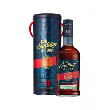 LIQUORE RUM SANTIAGO 11 ANNI LATTA CL.70
