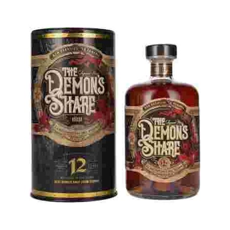 LIQUORE RUM THE DEMON'S SHARE 12 ANNI + 2 BICC 70