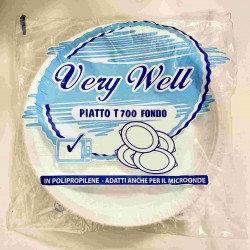 PIATTO FONDO VERY WELL D.220 RITURILIZ. PZ.19