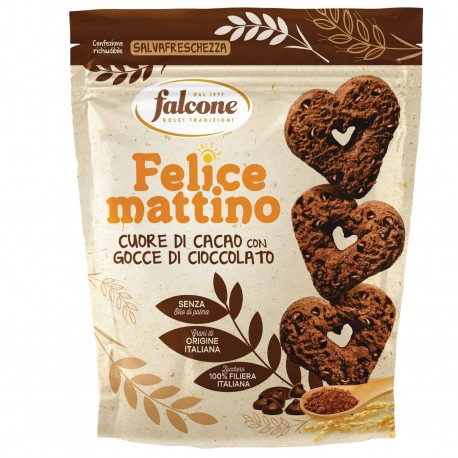 BISC.FALCONE CACAO/GOCCE CIOCCOLATO GR.500