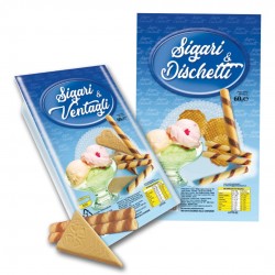 CONO GELATO BISCOTTI SIGARI/VENTAGLI GR.60