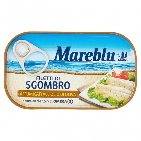 SGOMBRO FILETTI MAREBLU AFFUMICATO O/OLIVA GR.90
