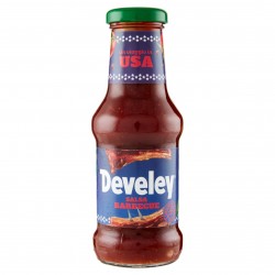 SALSA BARBECUE DEVELEY BOTT.VETRO ML.250