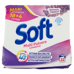 LAVATRICE SOFT POLVERE LAVANDA SACCO 22 MIS.