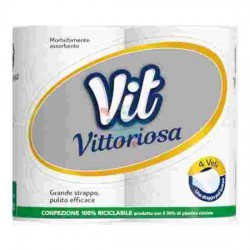 CARTA IGIENICA VIT VITTORIOSA 4/ROTOLI 4/VELI