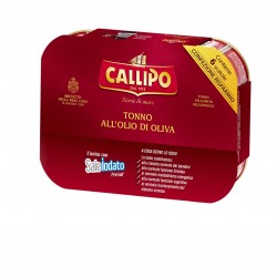 TONNO CALLIPO ROSSO O/OLIVA GR.70X6