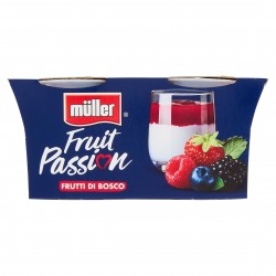 YOGURT MULLER FRUIT PASSION FRUTTI BOSCO GR.125X2