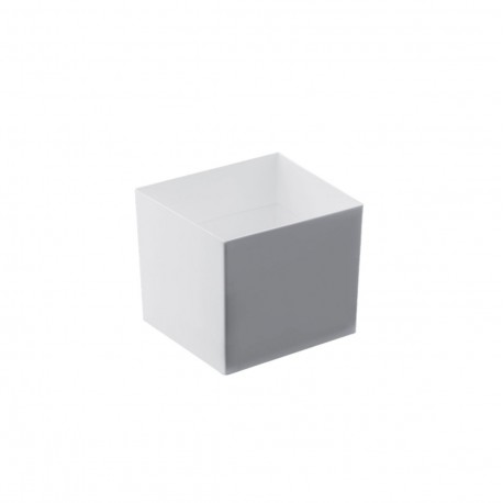 COPPETTA FINGERFOOD CUBE PS BIANCO 60CC PZ.15