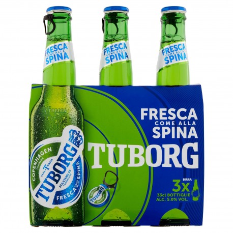 BIRRA TUBORG FRESCA CL.33X3