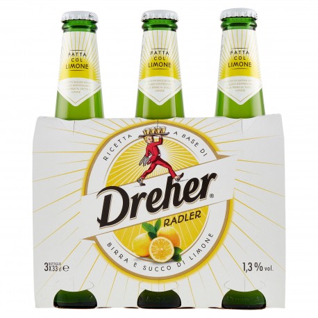 BIRRA DREHER AL LIMONE CL.33X3