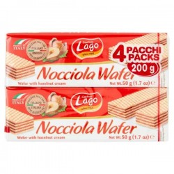 BISC.LAGO WAFER MULTIPAK NOCCIOLA GR.200 PZ.4