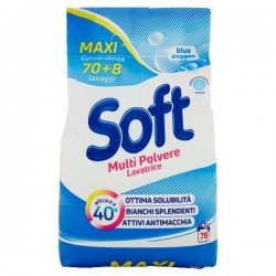LAVATRICE SOFT POLVERE BLU OXYGEN SACCO 78 MIS.