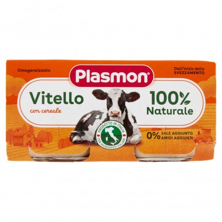 INF.PLASMON OMOGENEIZZATI CARNE VITELLO GR.80X2