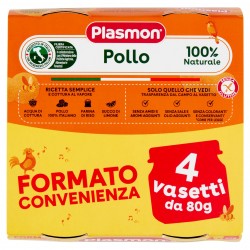 INF.PLASMON OMOGENEIZZATI CARNE POLLO GR.80X4