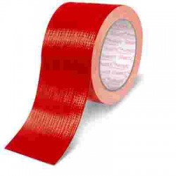 NASTRO ADESIVO TELATO ROSSO ROTOLO 50X25 PZ.1