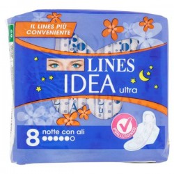 ASSORB.LINES IDEA ULTRA NOTTE ALI PZ. 8