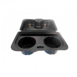 PORTA CAFFE'IN PLASTICA 2POSTI 70 PZ.