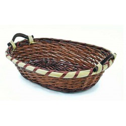 CESTA OVALE LIVIA NOCE CM52/56X42H13
