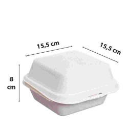 CONTENITORI X HAMBURGER (400ML) 15,5ç15,5XH8 PZ.50