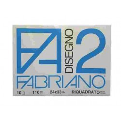 CANCELLERIA ALBUM DISEGNO RIQUADRATO F2 24X33 F.10