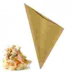 CONTENITORI X FRITTI CONO CARTA PAGLIA F20X21 P500