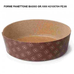 FORME PANETTONE BASSO GR.1000 H210X70H PZ.80