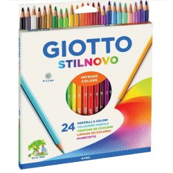 CANCELLERIA GIOTTO COLORI PASTELLO NATURA PZ.24