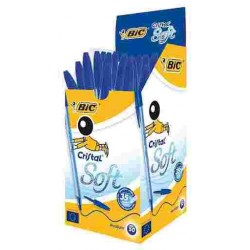 CANCELLERIA PENNA BIC CRISTAL SOFT BLU PZ.50