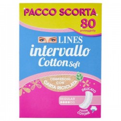 ASSORB.LINES INTERVALLO P/SLIP COTTON SCORTA PZ.80