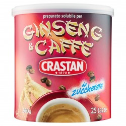 CAFFE' GINSENG SOLUB. S/ZUCC.CRASTAN BAR. GR.200