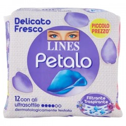 ASSORB.LINES IDEA PETALO BLU ALI PZ.12