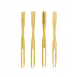FORCHETTINA DUE PUNTE IN BAMBOO CM.9 PZ.100