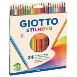CANCELLERIA GIOTTO COLORI PASTELLO STILNOVO COL.24