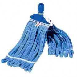 PULIZIA MOP MICROFIBRA BLU GR.250 C/BANDA