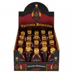 LIQUORE BRANDY VECCHIA ROMAGNA MIGNON CL.3