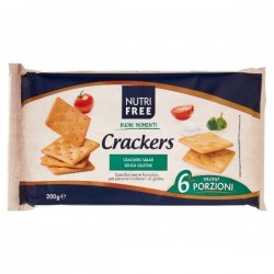 CRACKER SALATI S/GLUTINE NUTRIFREE GR.200