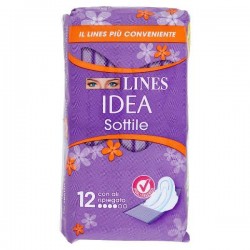 ASSORB.LINES IDEA SOTTILE RIPIEGATO ALI PZ.12