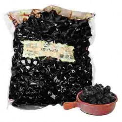 OLIVE IL MEGLIO NERE SECCHE LARGE BUSTA KG.3