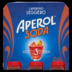 APEROL SODA VETRO ML125X6